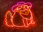 Cowboy Cat | LED Neon Sign