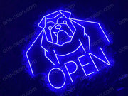 Dog Open | LED Neon Sign