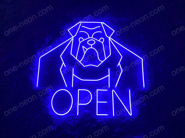 Dog Open | LED Neon Sign