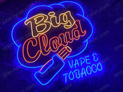 Big Cloud Vape Tobacco | LED Neon Sign
