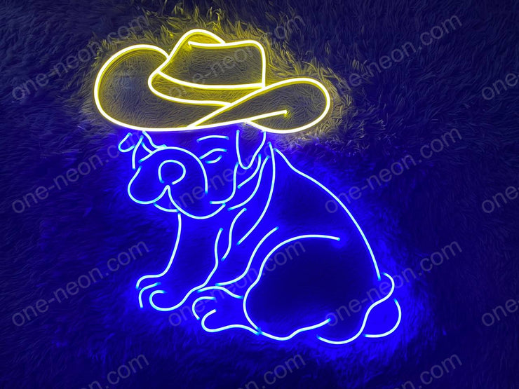 Cowboy Dog | LED Neon Sign