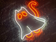 Ghost Cat | LED Neon Sign