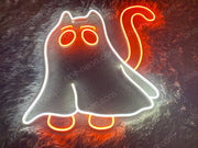 Ghost Cat | LED Neon Sign