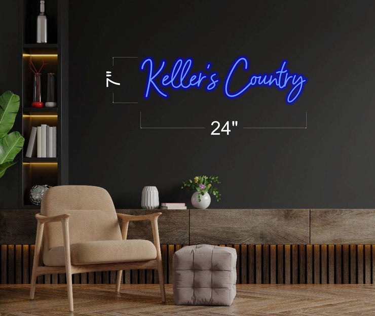 Keller's Counntry_H529| LED Neon Sign