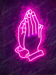 Praying Hands | LED Neon Sign