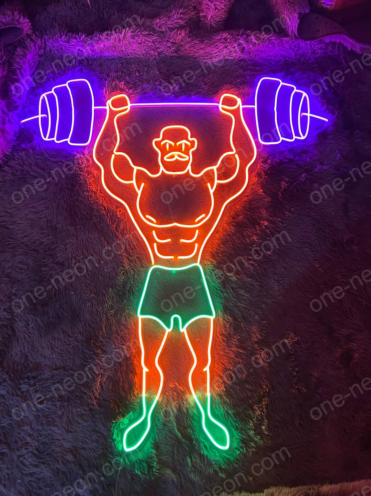 Weightlifting athletes | LED Neon Sign
