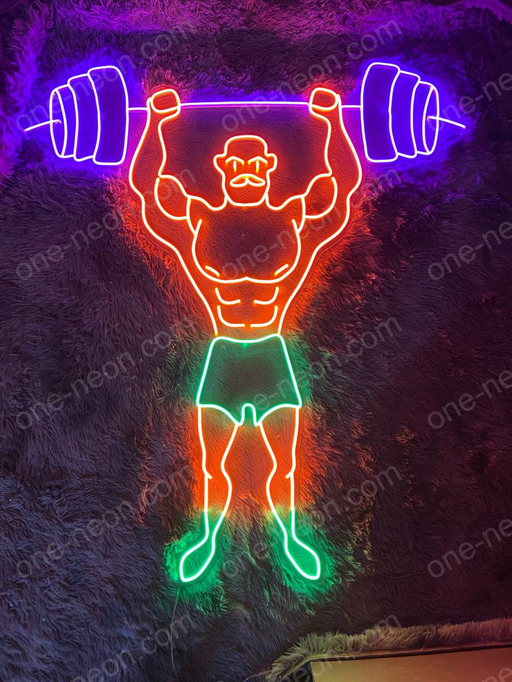 Weightlifting athletes | LED Neon Sign