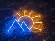 Mountain Sunset | LED Neon Sign