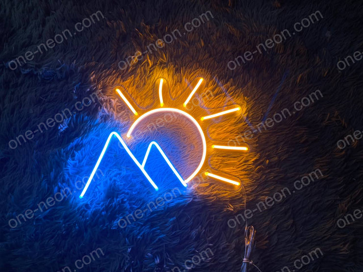 Mountain Sunset | LED Neon Sign