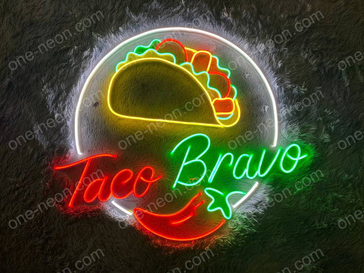 Taco Bravo | LED Neon Sign
