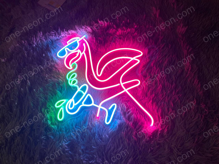 Flamingo Cocktail | LED Neon Sign