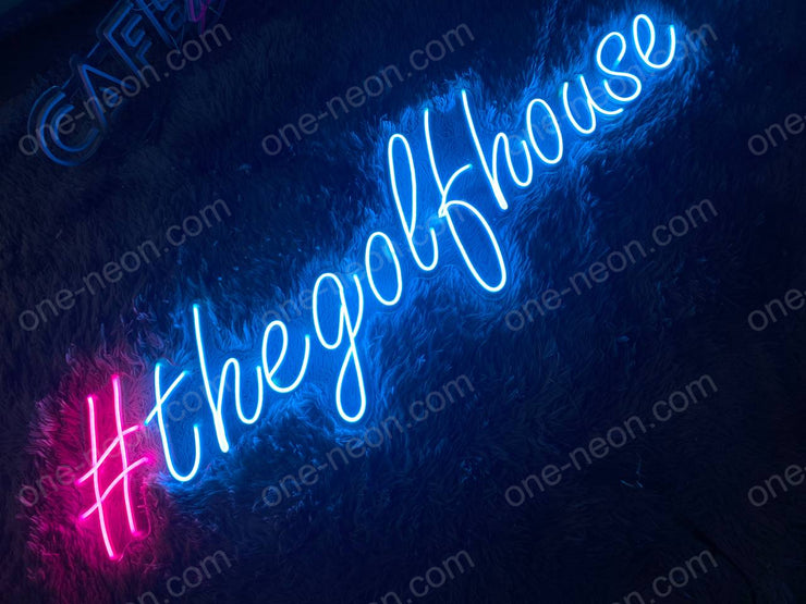 #thegolfhouse | LED Neon Sign