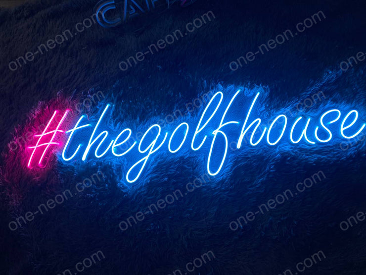 #thegolfhouse | LED Neon Sign