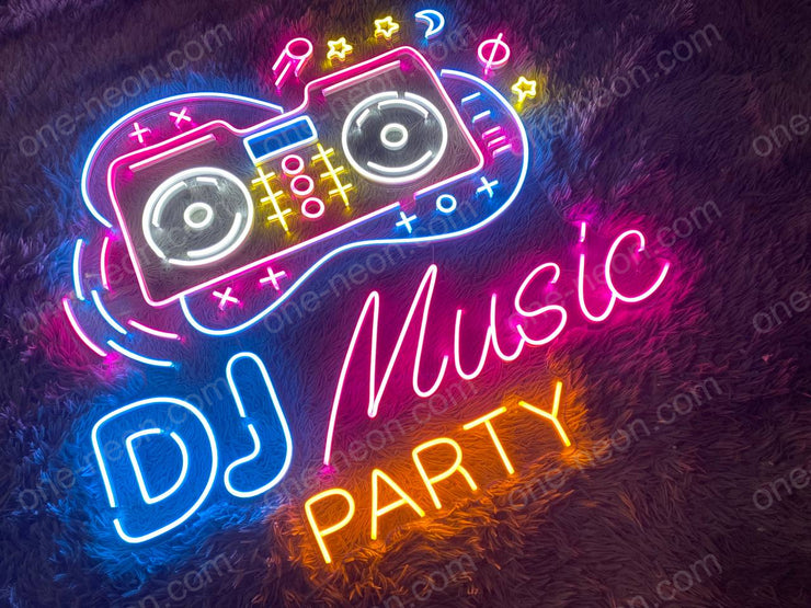 DJ Music Party | LED Neon Sign
