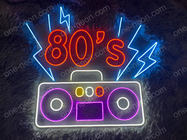 Radio 80's | LED Neon Sign