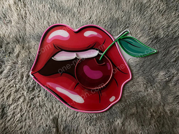 Mouth of cherry | LED Neon Sign