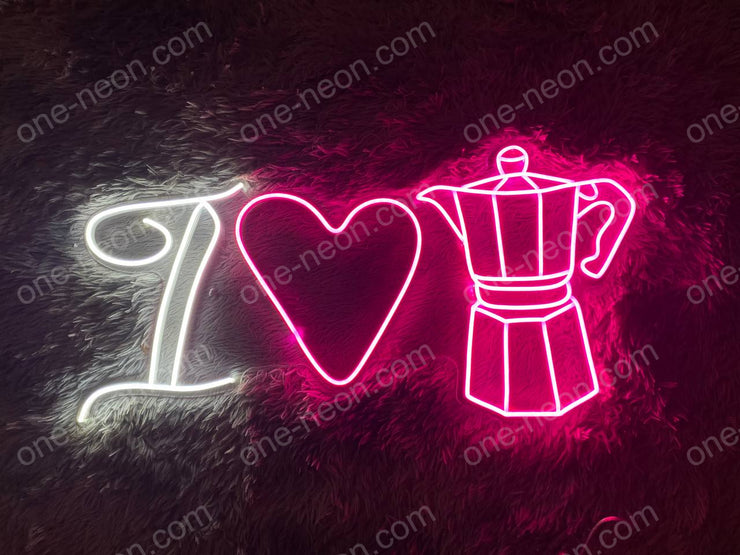 I Love Coffee | LED Neon Sign