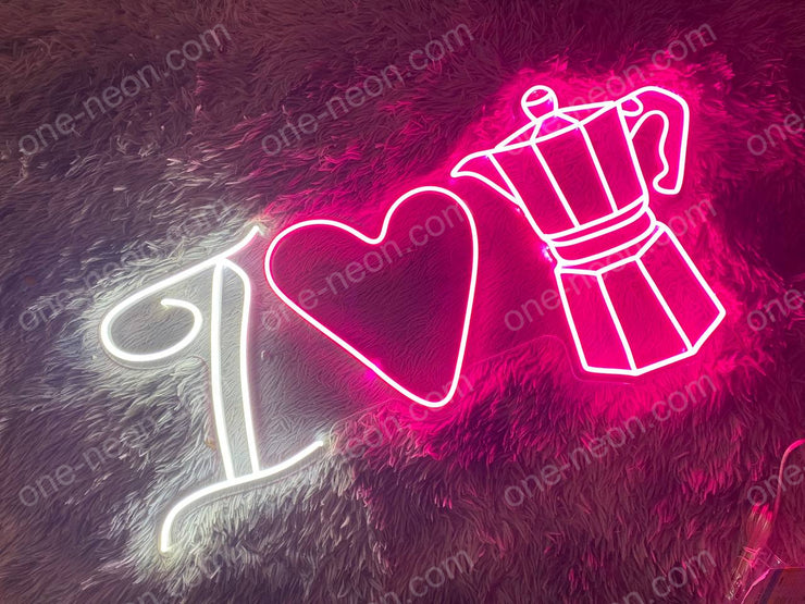 I Love Coffee | LED Neon Sign