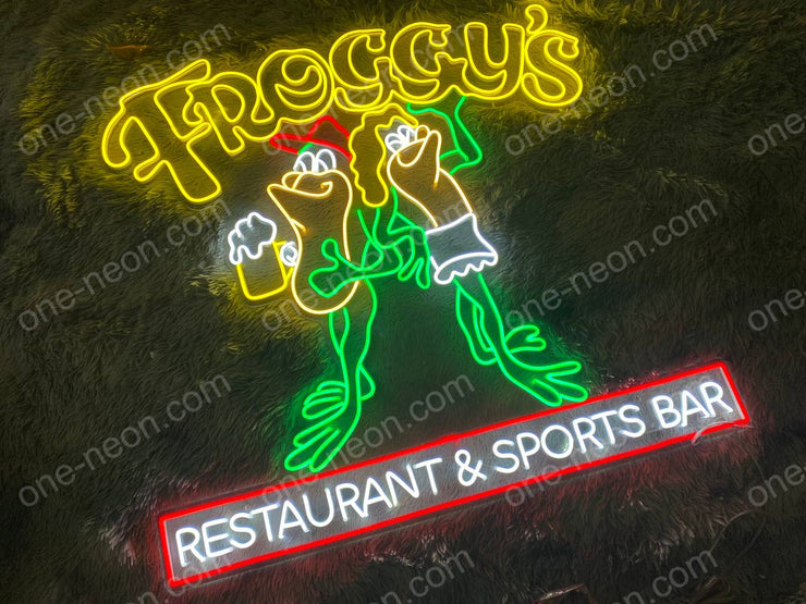 FROGGY'S RESTAURANT & SPORT BAR | LED Neon Sign