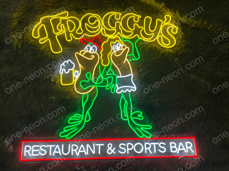 FROGGY'S RESTAURANT & SPORT BAR | LED Neon Sign
