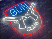 Gun Club | LED Neon Sign