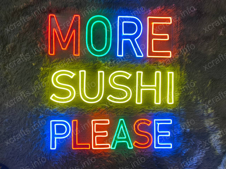More Sushi | LED Neon Sign