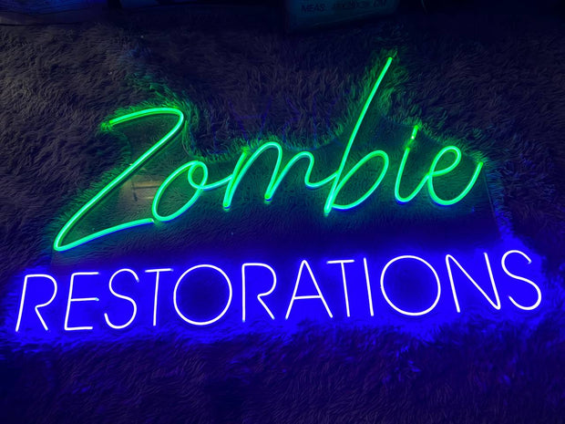 Zombi Restorations | LED Neon Sign