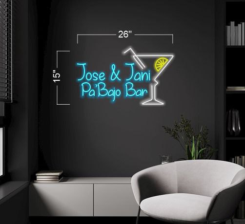 Jose & Jani Pa's Bajo bar| LED Neon Sign