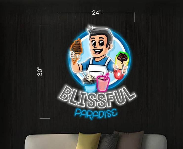 Blissful Paradise| LED Neon Sign