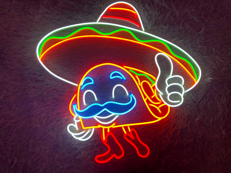 Saldivar Promotion+ Tacos| LED Neon Sign