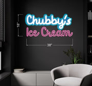 Chuppy's Ice Cream | LED Neon Sign