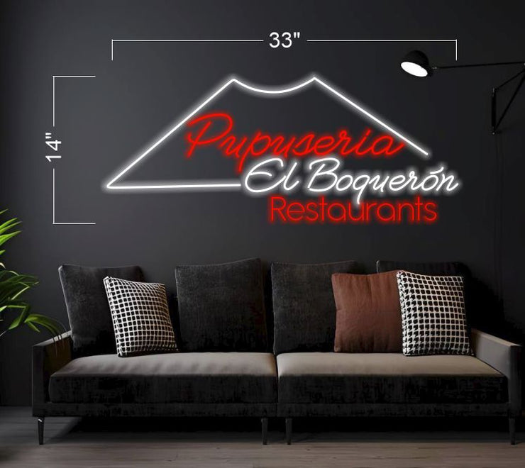 Pupuseria El Boqueron Restaurant | LED Neon Sign