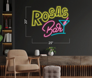 ROSAS BAR | LED Neon Sign