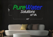 Pure Water Solution_H29 | LED Neon Sign