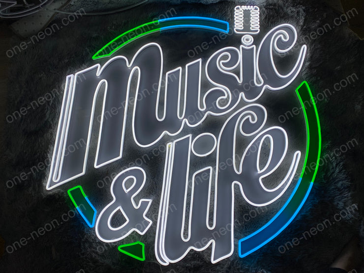Music & Life | LED Neon Sign