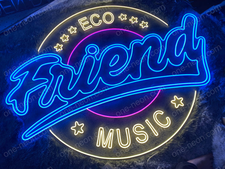 Friend Music | LED Neon Sign