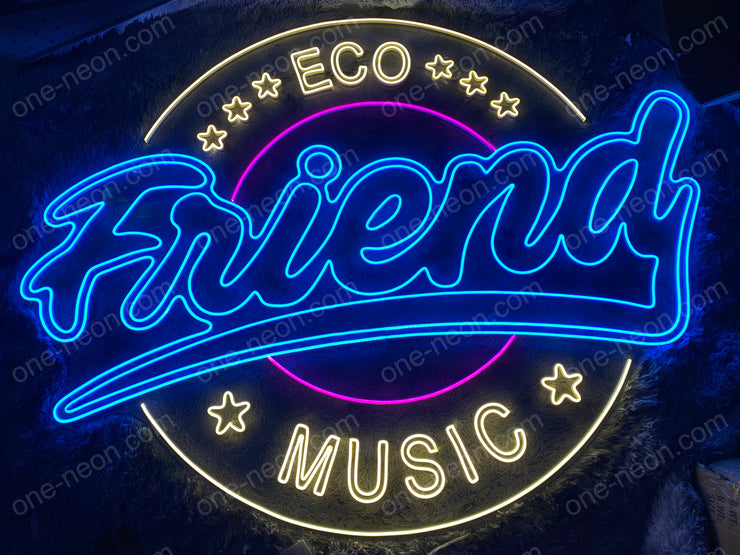 Friend Music | LED Neon Sign