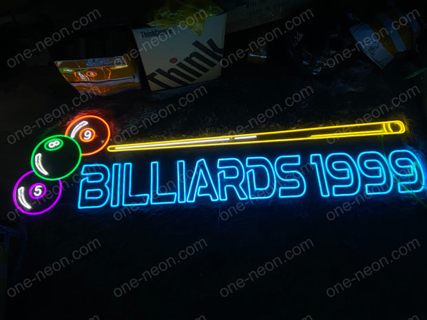 Billiards 1999 | LED Neon Sign