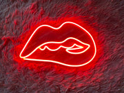 Biting Lips | LED Neon Sign