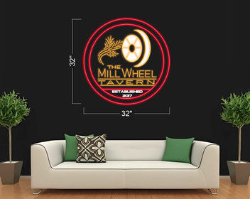 The Mill Wheel Tavern | LED Neon Sign
