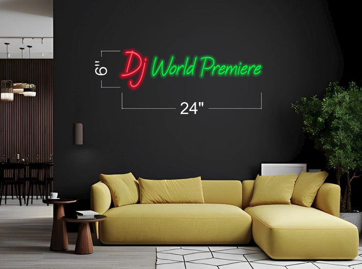 DJ World Premiere | LED Neon Sign