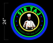 SirTaj Fried Rice | LED Neon Sign