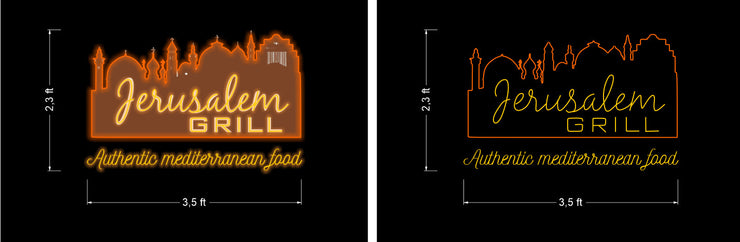 Jerusalem Grill | LED Neon Sign