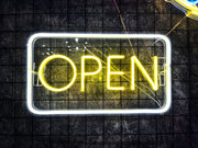 SALE OFF 40% - "OPEN" LED Neon Sign For Business, Storefront Window Shop Store Bar Salon Cafes Pubs Hotel Wall Decor