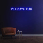 'P.S. I Love You' | LED Neon Sign