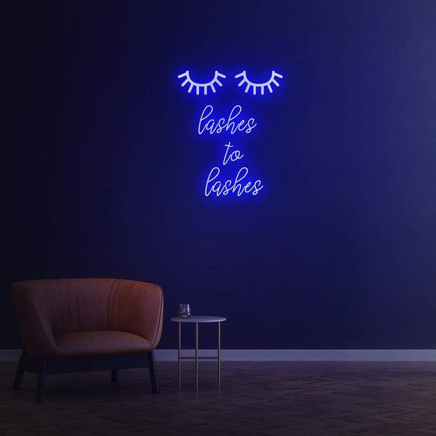 Lashes to lashes | LED Neon Sign