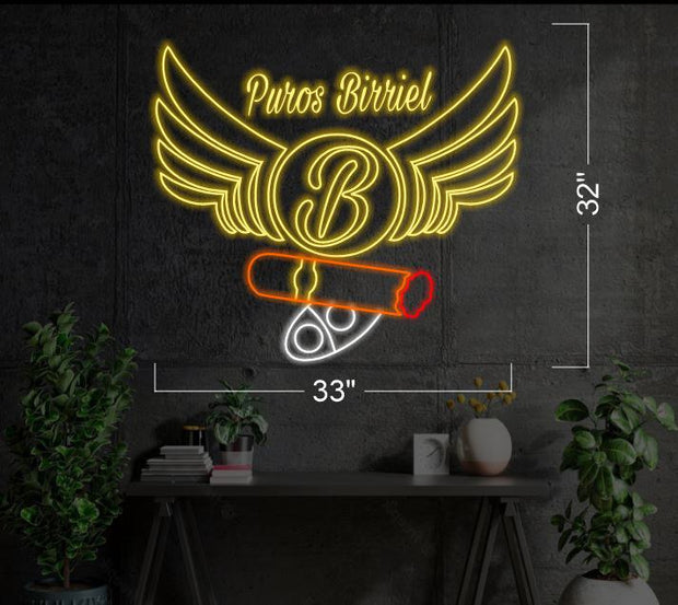 Puros Birrel | LED Neon Sign