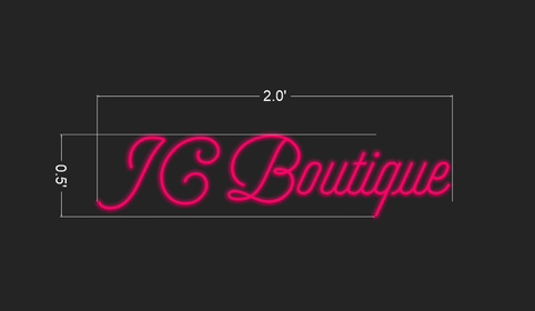 JC Boutique | LED Neon Sign