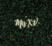 Mis XV | LED Neon Sign