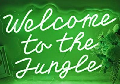 Hashtag & Welcome To The Jungle | LED Neon Sign